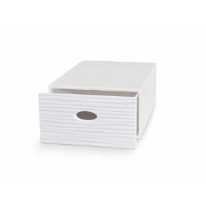 Cassetto contenitore impilabile Domopak Qbox wave large 28x40x15 cm